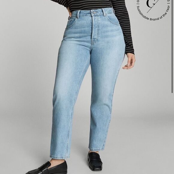 Everlane the curvy 90s cheeky straight jeans size 27 - Picture 1 of 8